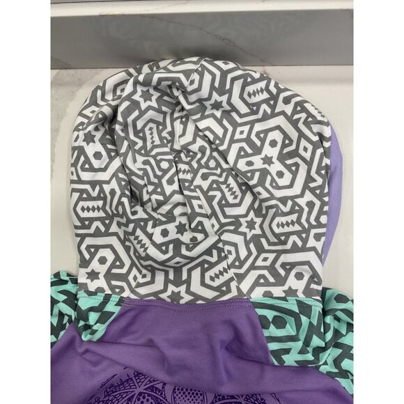 Sacred Geometrix Portal Dress Organic Cotton Bodycon Dress with Hood Size XL - Picture 13 of 14